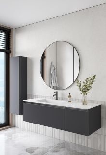 Тумба под раковину Armadi Art Quatro 790-M2-140-A-A 140 см антрацит